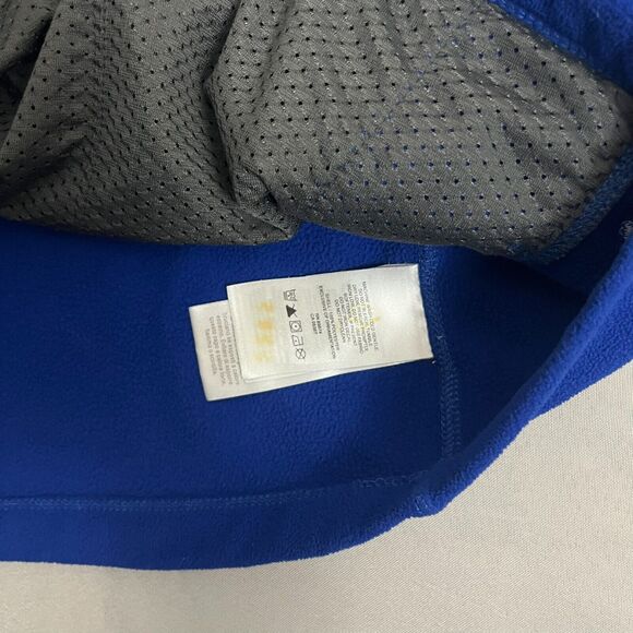 Mountain Hardwear Fleece Sweatshirt Women's M Blue Turtleneck Pockets Pullover - Picture 4 of 8